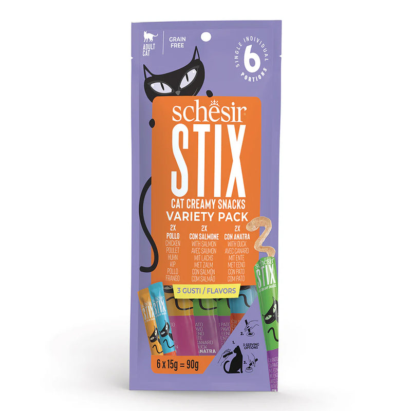 Schesir Stix Creamy Snack 90G in Bag