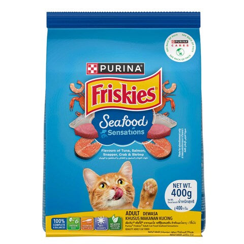 Purina Friskies Cat Food Seafood Sensation Cat Food - 400G