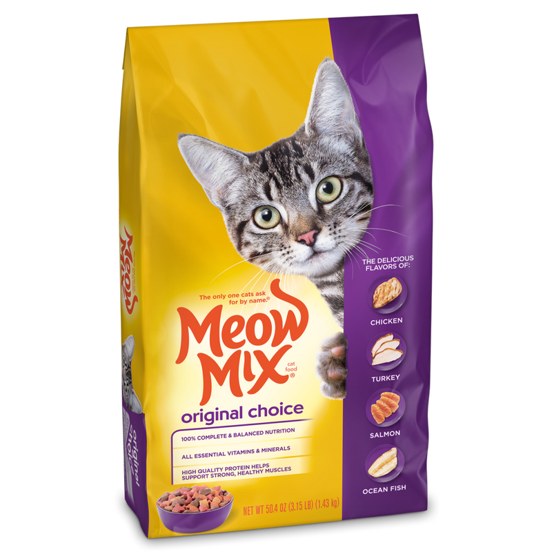 Meow Mix Original Choice with Chicken, Turkey & Salmon - 1.43KG