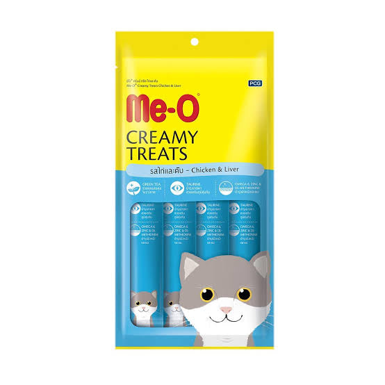 Me-O Creamy Treats Chicken & Liver Flavor (15Gx4)