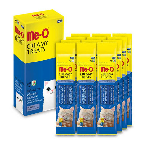 Me-O Creamy Treats Chicken & Liver with Goat Milk Flavor (15Gx20)