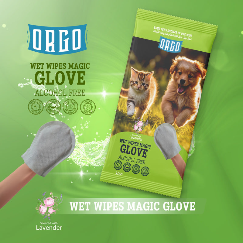 Orgo Wipes Magic Glove - Scent with Lavender - PetYard