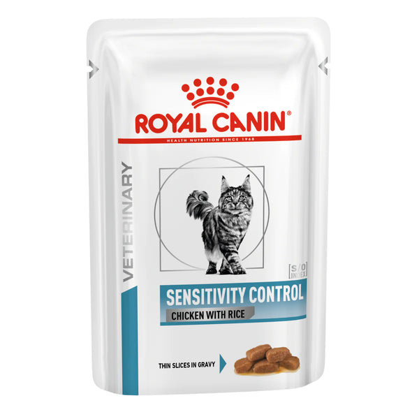 Royal Canin Feline Sensitivity Control – chicken & rice (100 gm\ Pouch)- Wet food - PetYard