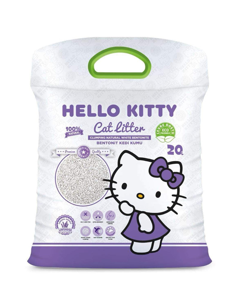 Hello Kitty Cat Litter 20L (Soap/BabyPowder/Lavander) - PetYard