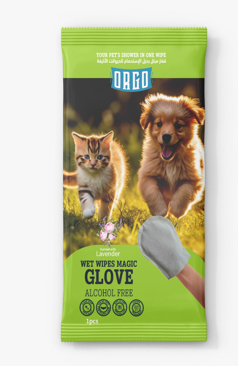 Orgo Wipes Magic Glove - Scent with Lavender - PetYard