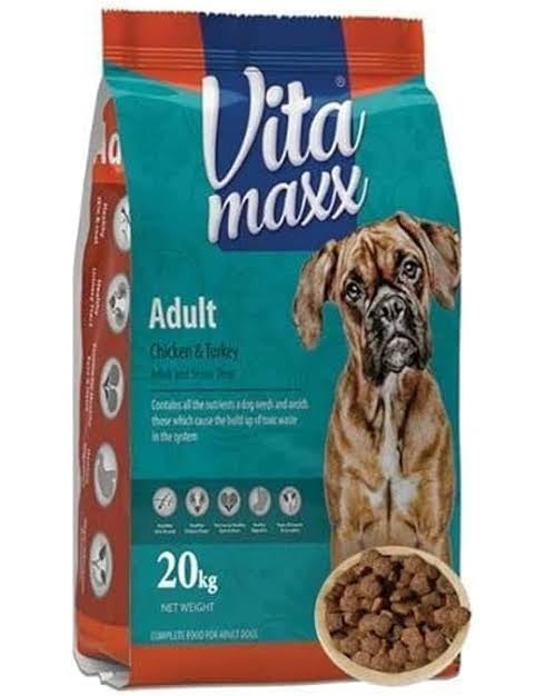 Vita maxx Adult Dry Food for Dogs – Chicken and Turkey – 20 kg - PetYard