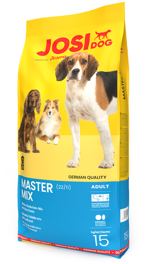 Josera Dog Master Mix - A colourful, crunchy mix for adult dogs (15KG/900G) - PetYard