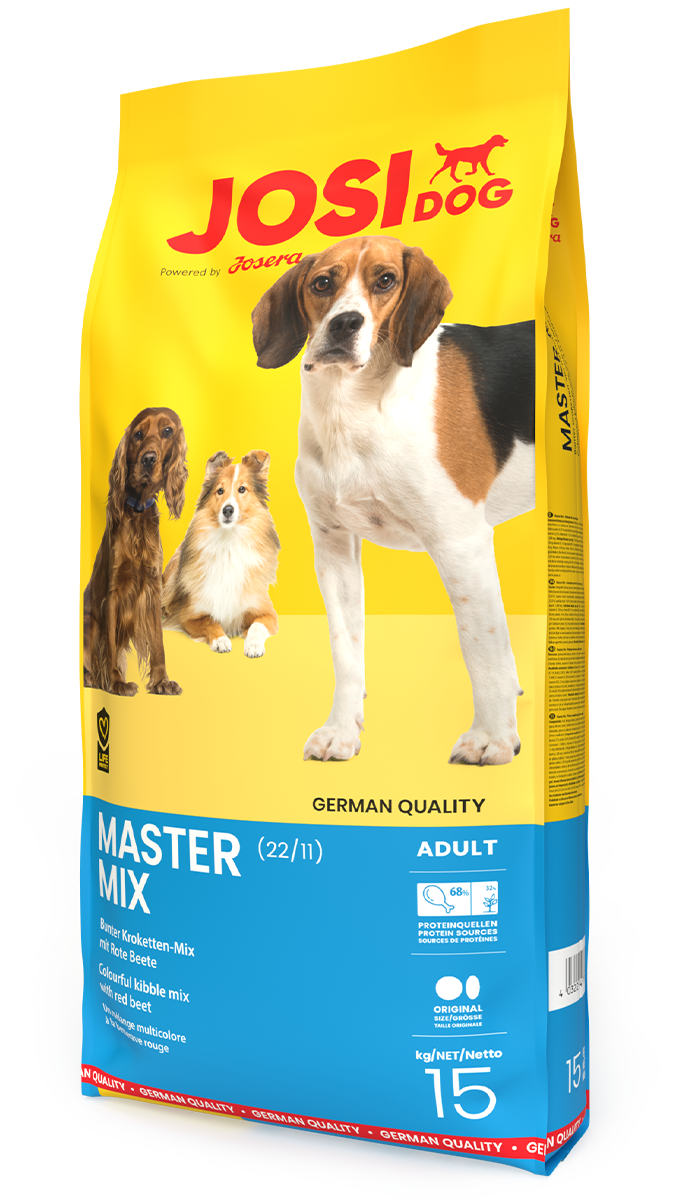 Josera Dog Master Mix - A colourful, crunchy mix for adult dogs (15KG/900G) - PetYard