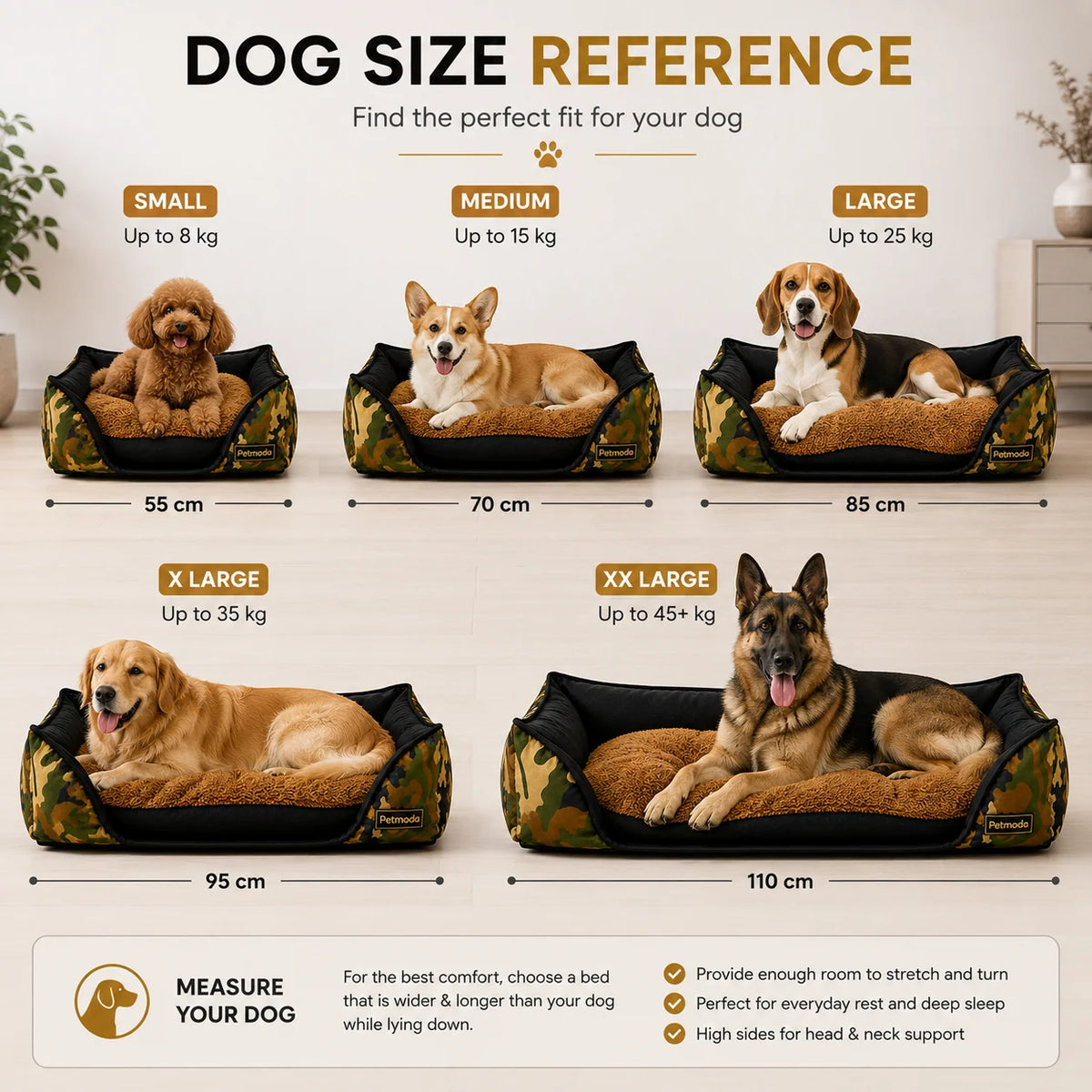 Petmoda Moda Army Pet Bed