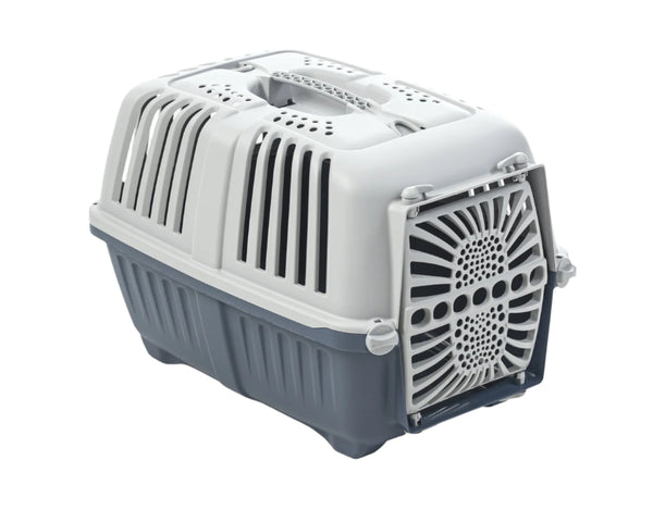 Pratiko Plastic Crate for Pets (Blue)