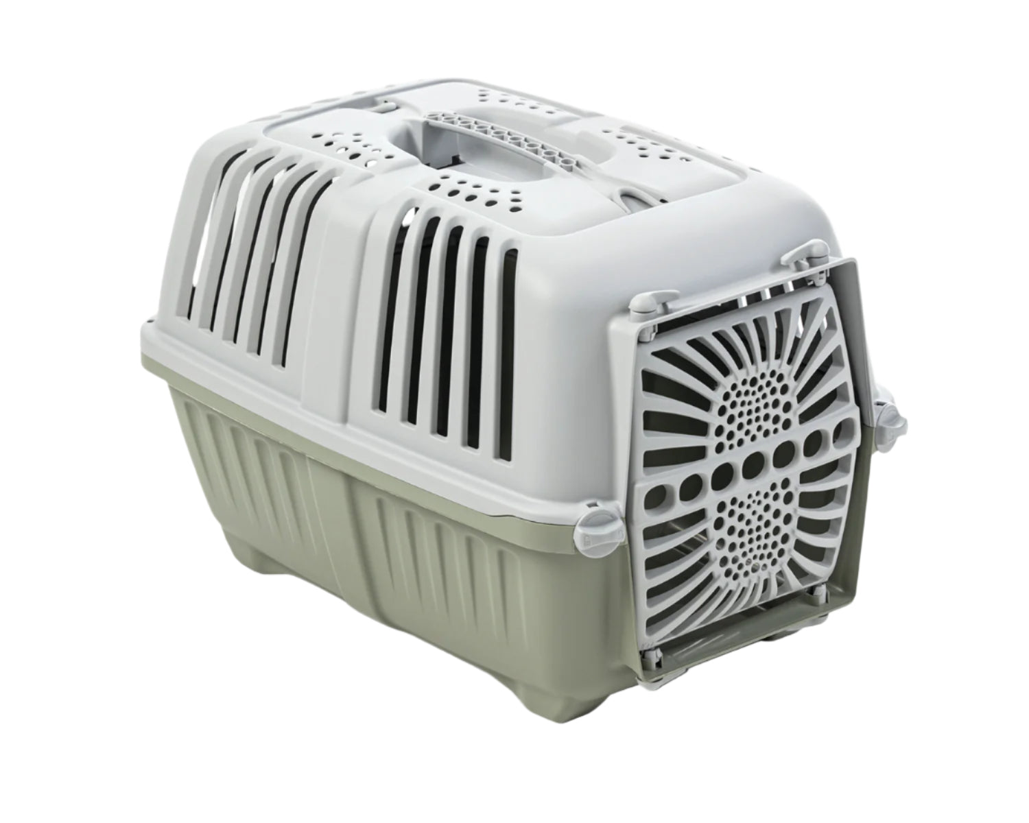 Pratiko 2 Plastic Crate for Pets (Green)