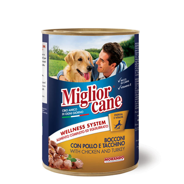 Miglior cane chunks chicken & Turkey 405 gm - PetYard