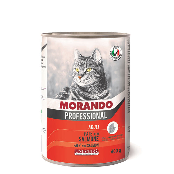 Morando Professional Wet Food For Adult Cats with Salmon pate 400g - PetYard