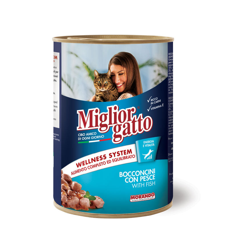 Miglior Gatto Cat Food Chunks With Fish 405g - PetYard