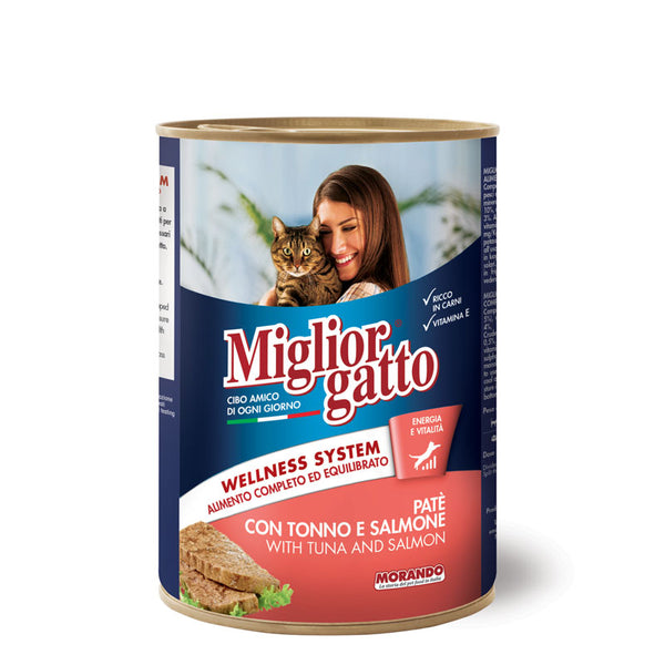 Miglior cane Pate Tuna & salmone 400 gm - PetYard