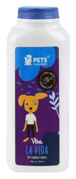 Pets Republic Dry Shampoo Powder 200g (La Vida)