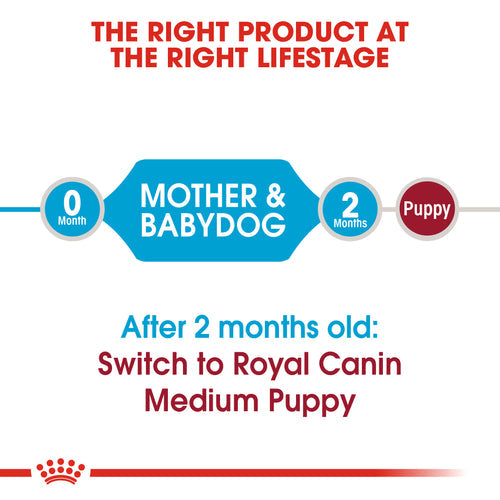 Royal Canin Medium Starter Mother and Babydog (4kg) - Mother during gestation and lactation - weaning puppies up to 2 months - PetYard