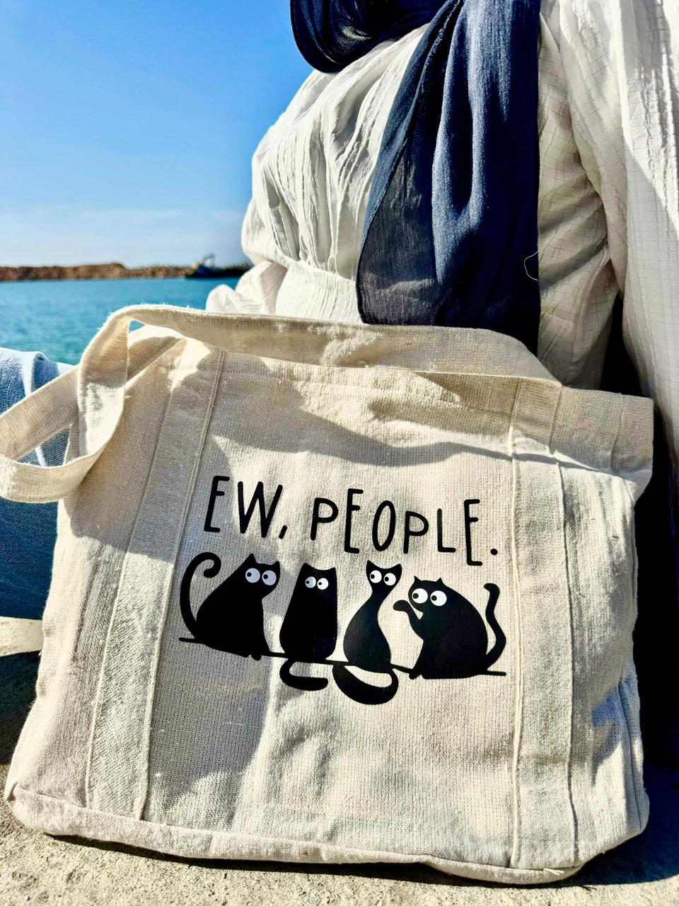 Ew, People. Canvas Tote Bag