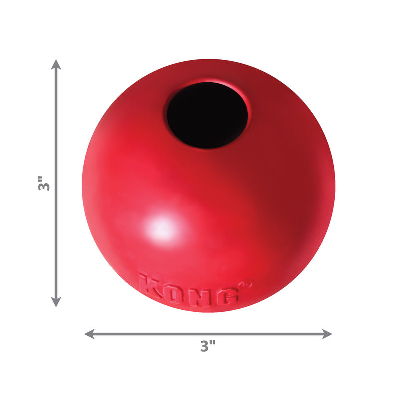 KONG BALL W/HOLE M/L - PetYard