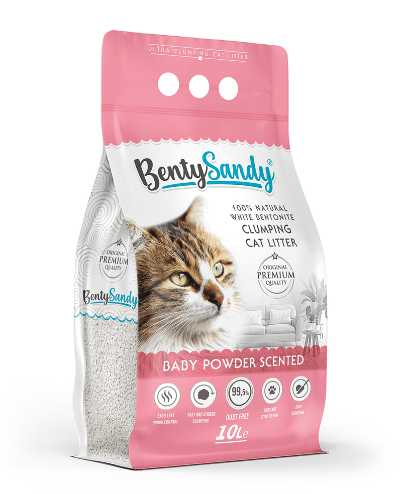 Benty Sandy Cat Litter 10L(Different Scents) - PetYard