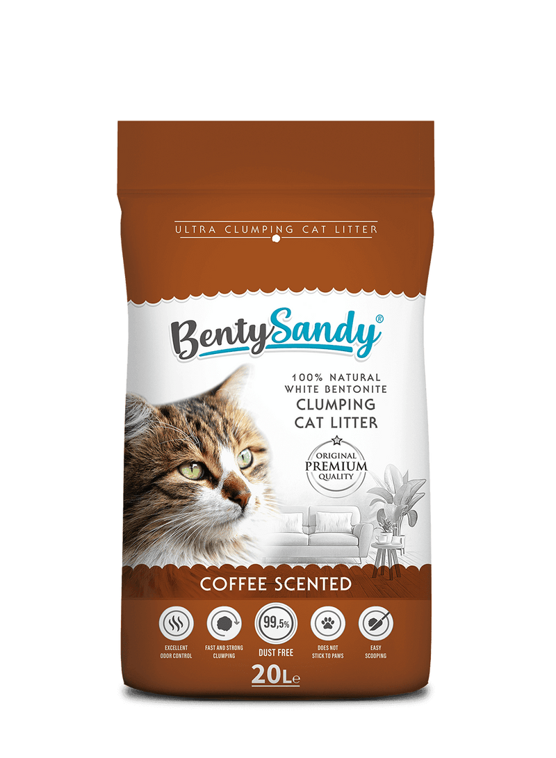 Benty Sandy Cat Litter 20L (Different Scents) - PetYard