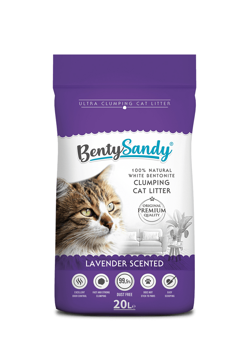 Benty Sandy Cat Litter 20L (Different Scents) - PetYard