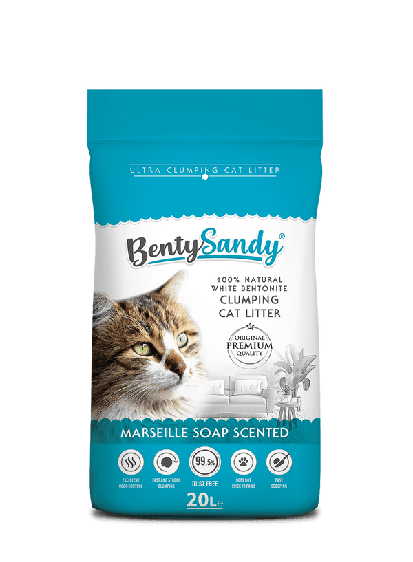 Benty Sandy Cat Litter 20L (Different Scents) - PetYard