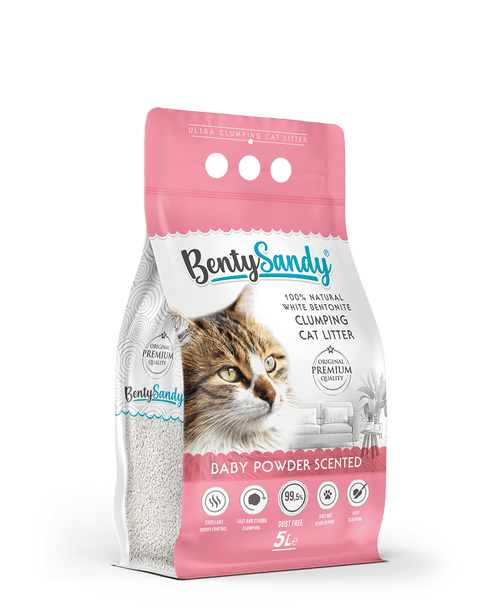 Benty Sandy Cat Litter 5L (Different Scents) - PetYard