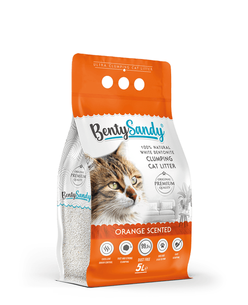 Benty Sandy Cat Litter 5L (Different Scents) - PetYard