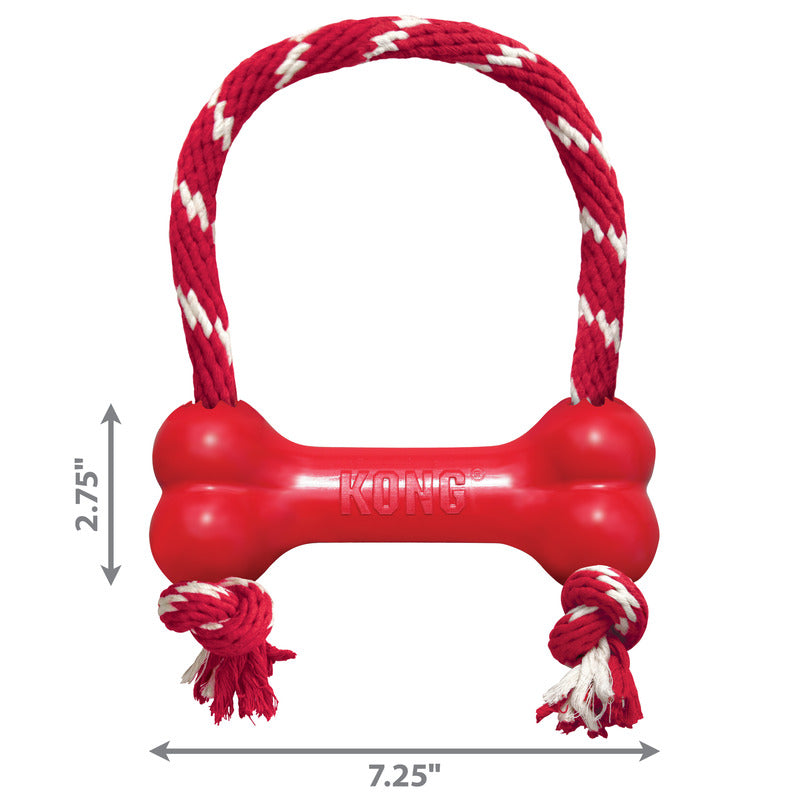 KONG GOODIE BONE W/ROPE M - PetYard