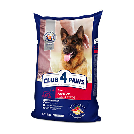 CLUB 4 PAWS Premium Active for Adult Dog Dry Food 14 Kg