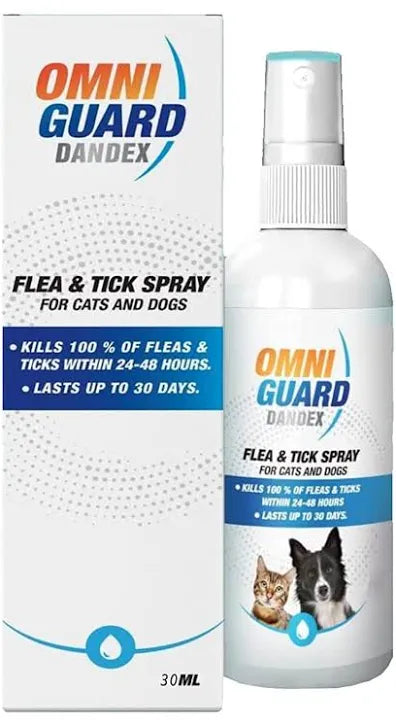 Omni Guard Cats & Dogs Flea & Tick Spray 30ml - PetYard