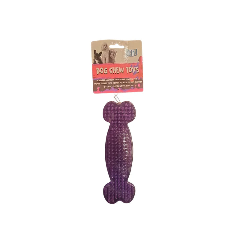 ORGO Rubber Flat Bone Dog Toy - PetYard