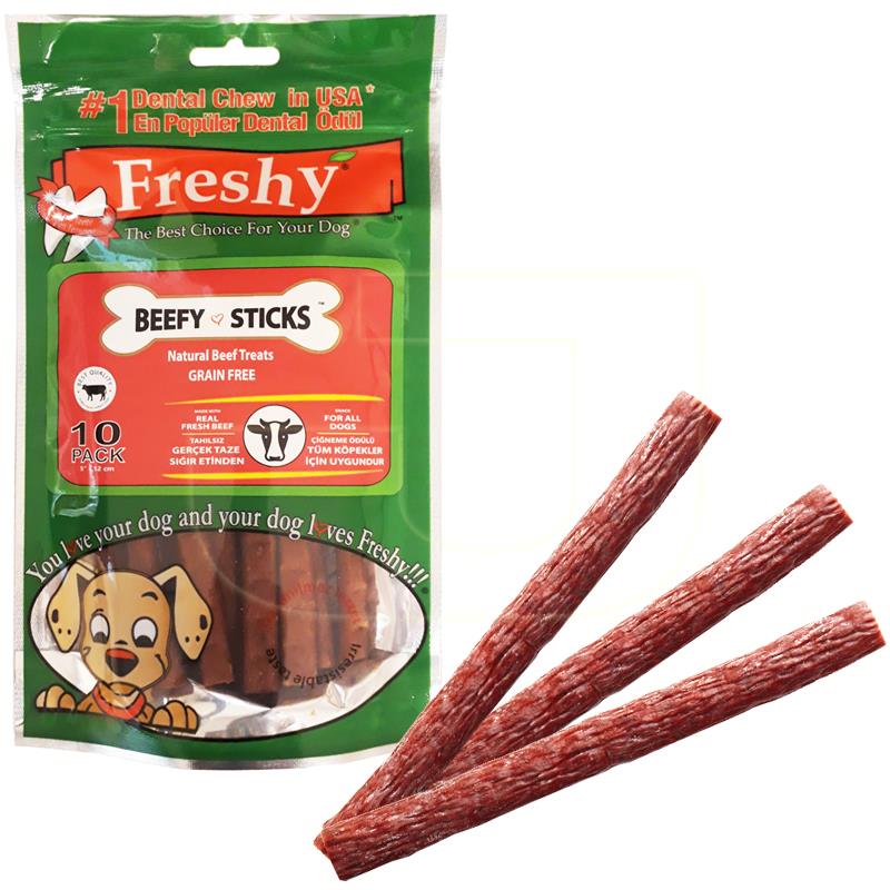 Freshy Beefy Sticks Beef Grain Free Dog Award (100 gm)