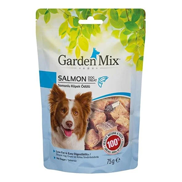 Garden Mix Dog Treat With Salmon 75g