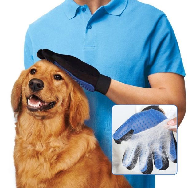 True Touch Deshedding Glove For Gentle And Efficient Pet Grooming - PetYard