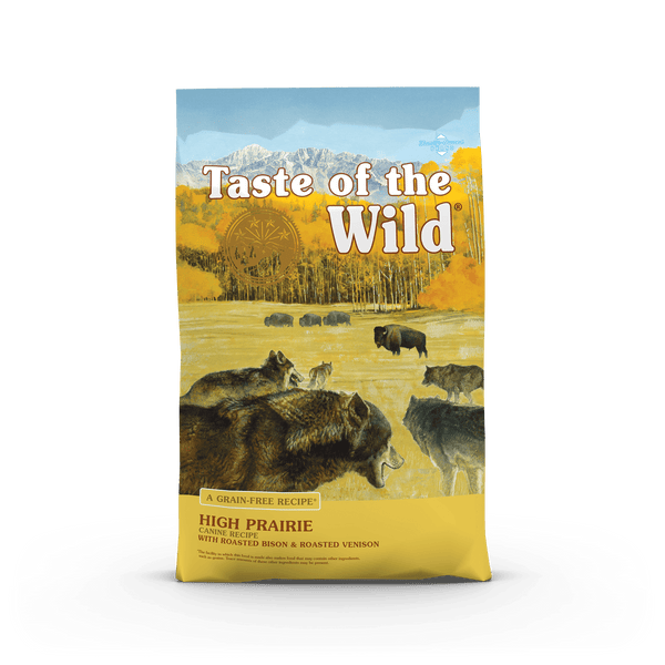 Taste oF The Wild High Prairie Canine Dry Food with Roasted Bison & Roasted Venison (2kg/5.6kg/12.2kg) - PetYard