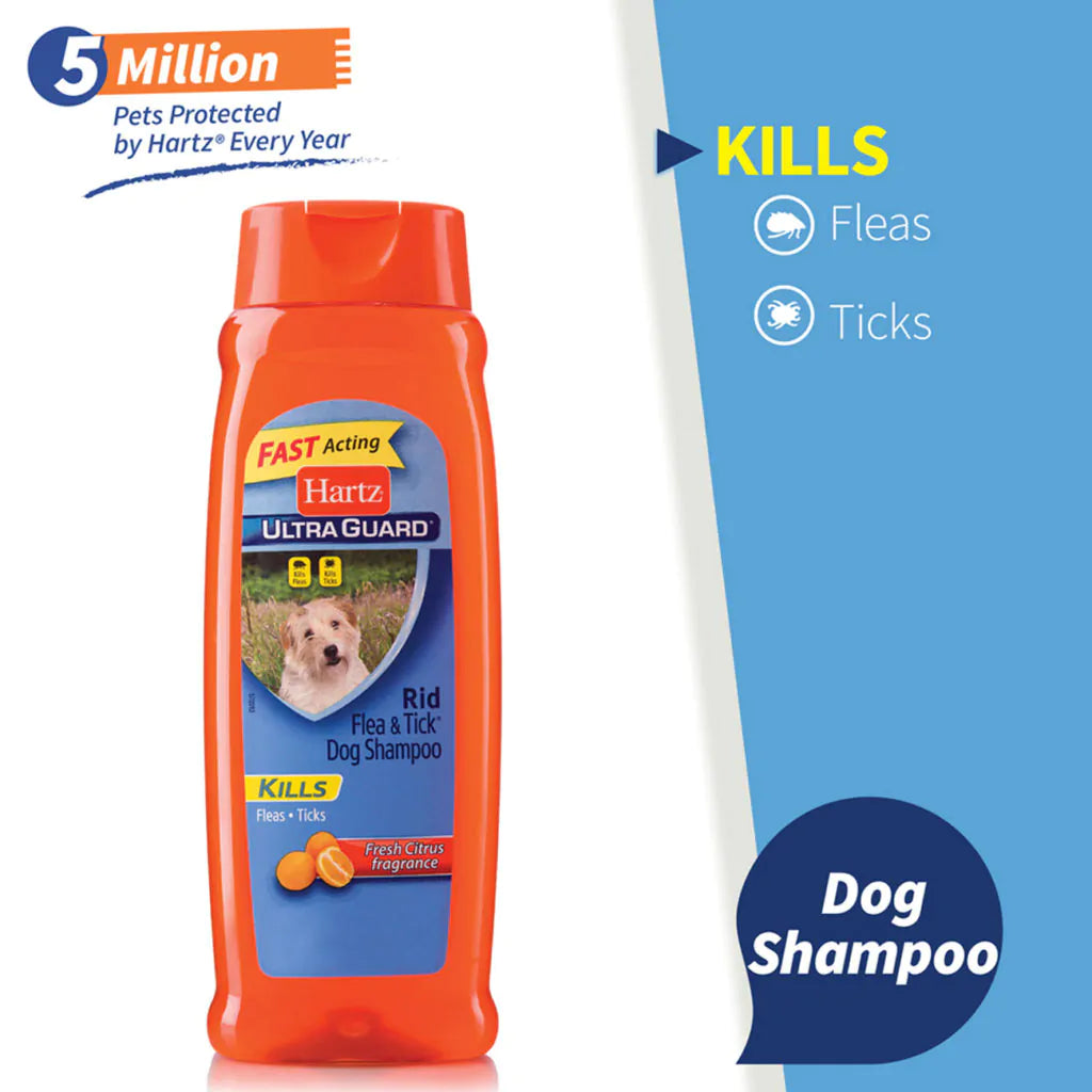 Hartz® UltraGuard® Rid Flea & Tick™ Citrus Scent Shampoo for Dogs
