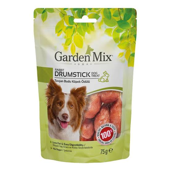 Garden Mix Dog Treat Drumstick With Rabbit 75g