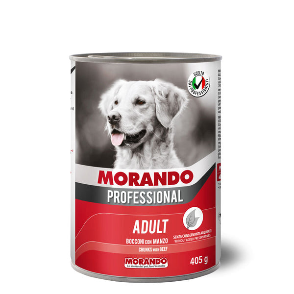 Morando Professional Chunks With Beef 405g - PetYard