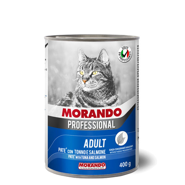 Morando Professional Wet Food For Adult Cats with tuna & salmon pate 400g - PetYard