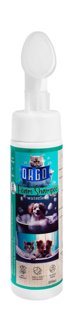 Orgo Foam Shampoo For Paws Care 200 ml - PetYard