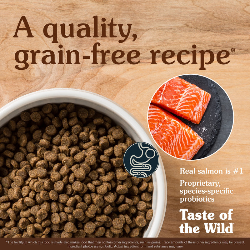 Taste of the Wild Pacific Stream Dry Food with Smoked Salmon for Puppies - 12.2kg - PetYard