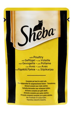 Sheba Premium Cat Wet Food with Poultry - 85G