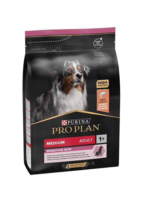 Purina Pro Plan Medium Adult Sensitive Skin Rich in Salmon 3kg