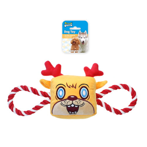 Soleil ROPE-N-TUG TOY REINDEER - PetYard