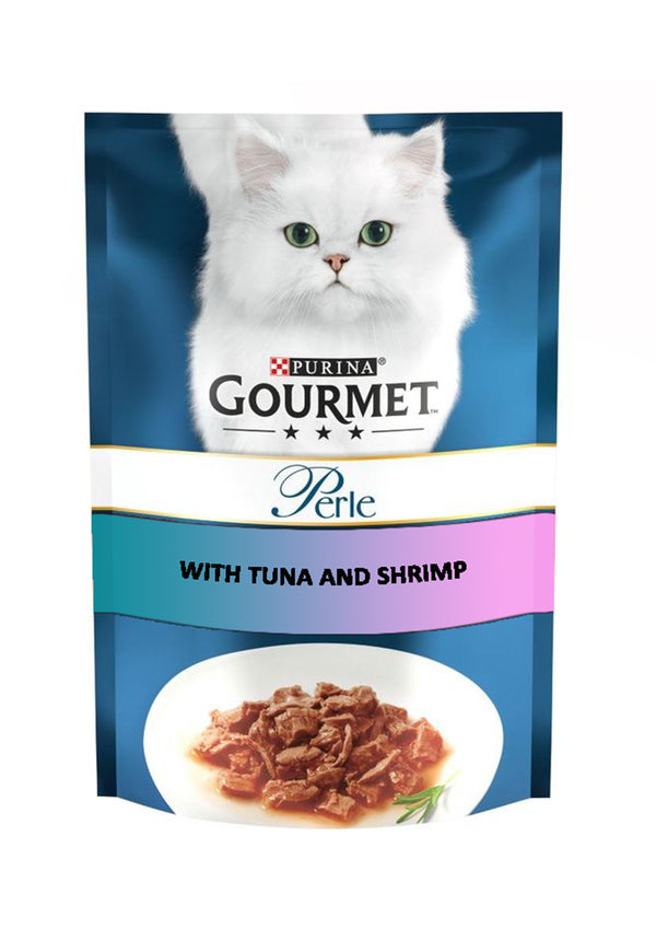 Purina GOURMET Perle With Tuna And Shrimp 85g - PetYard