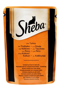 Sheba Premium Cat Wet Food with Turkey - 85G