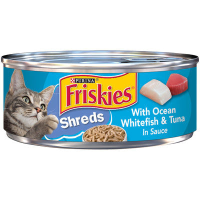 PURINA FRISKIES Savory Shreds Whitefish & Sardines Wet Cat Food 156g - PetYard
