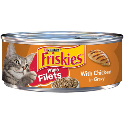 PURINA FRISKIES Prime Filets Chicken in Gravy Wet Cat Food 156g - PetYard